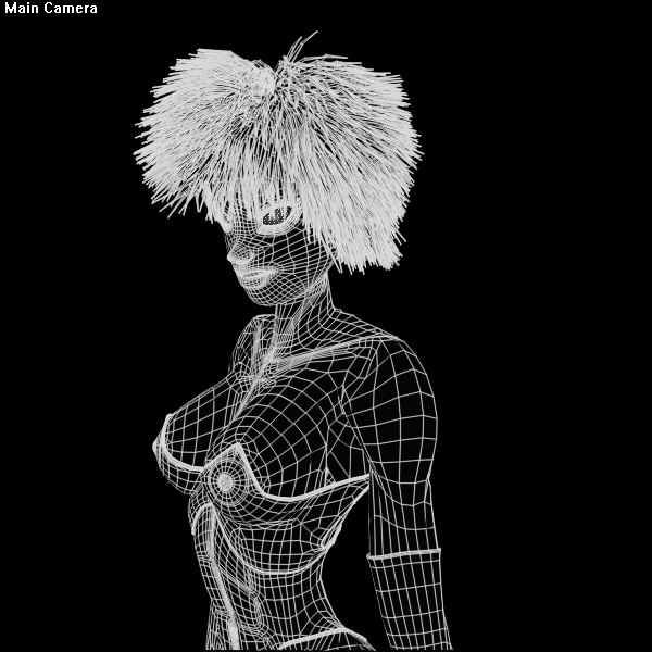fantasy woman obj