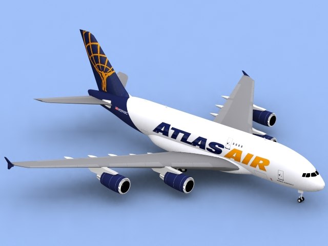 Lightwave Airbus A380 800 F Atlas