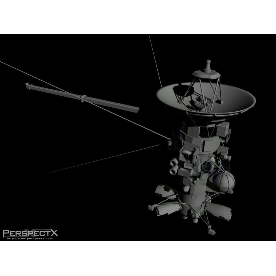 卡西尼号/惠更斯号宇宙飞船3d模型