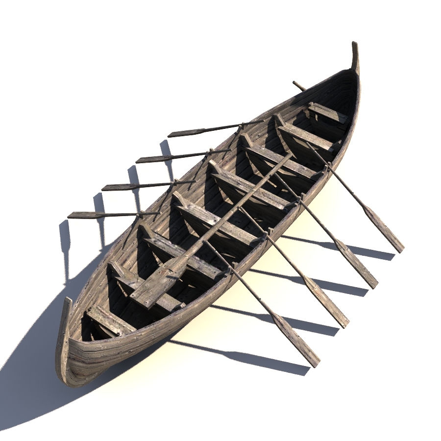 viking boat 3d 3ds