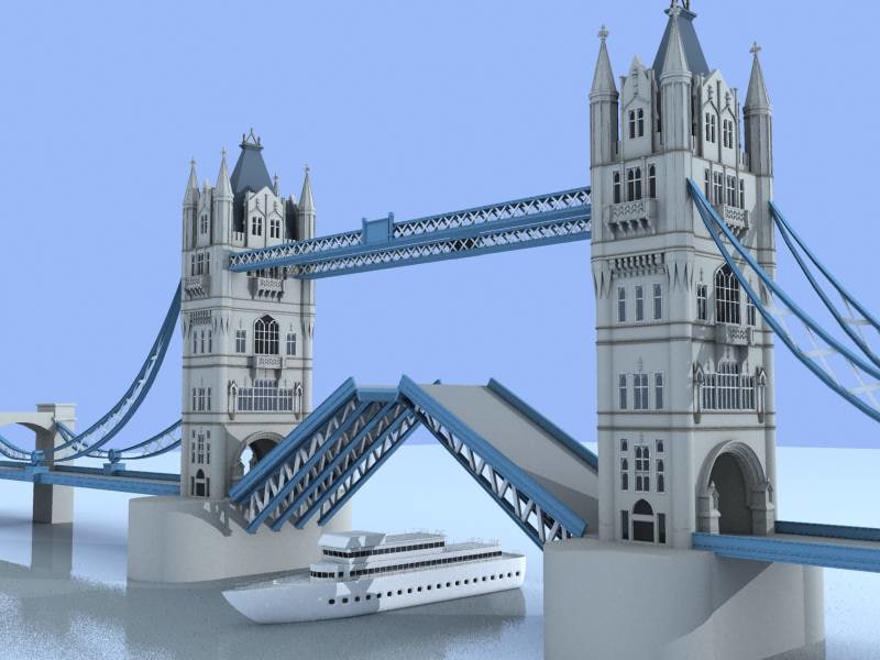 max 4 famous structures london bridge