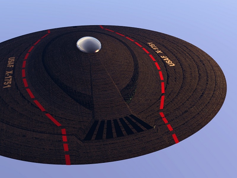 Ufo Cia Saucer D Model