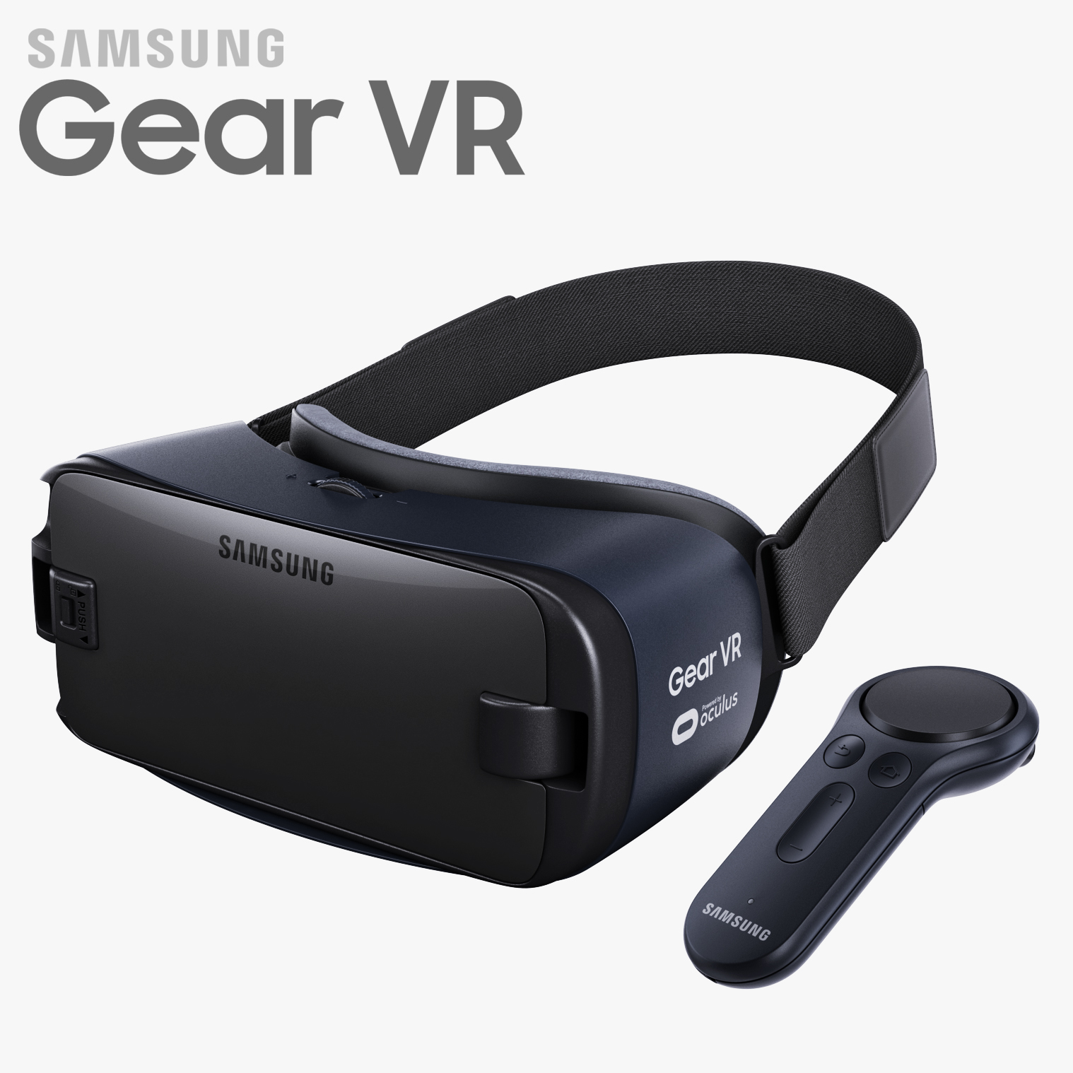 三星galaxy s8和gear vr耳机与vr控制器20173d模型