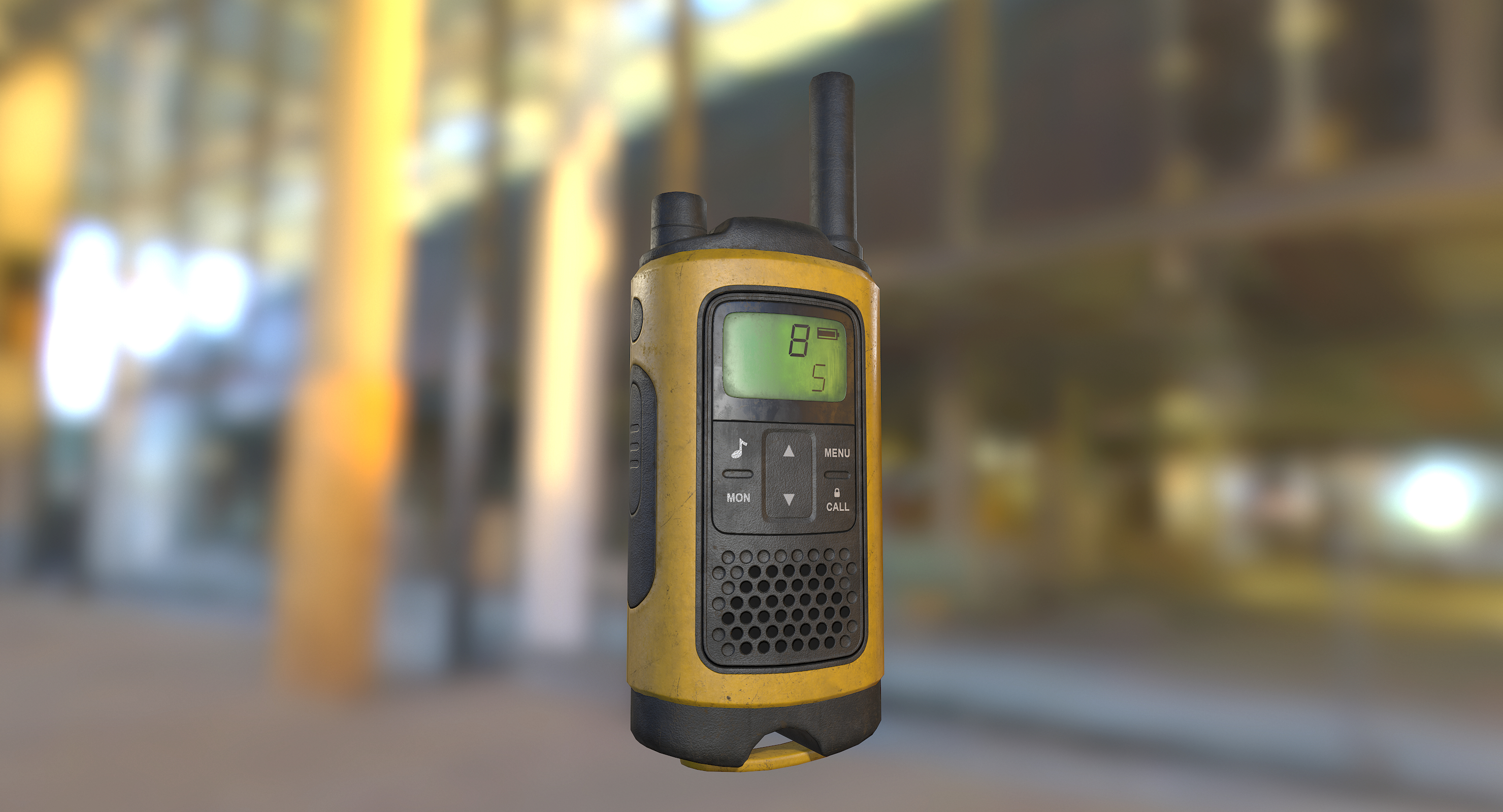 3d walkie talkie model
