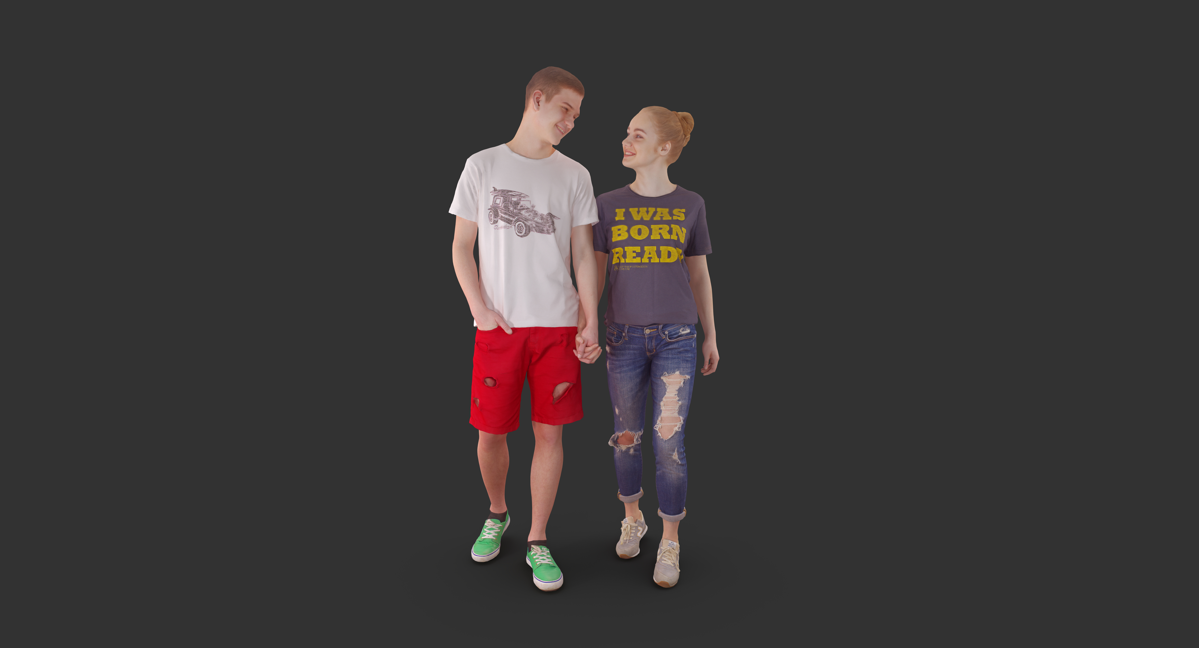 young in love 3d model