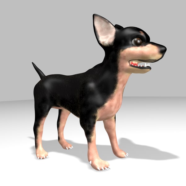 chihuahua dog 3d model