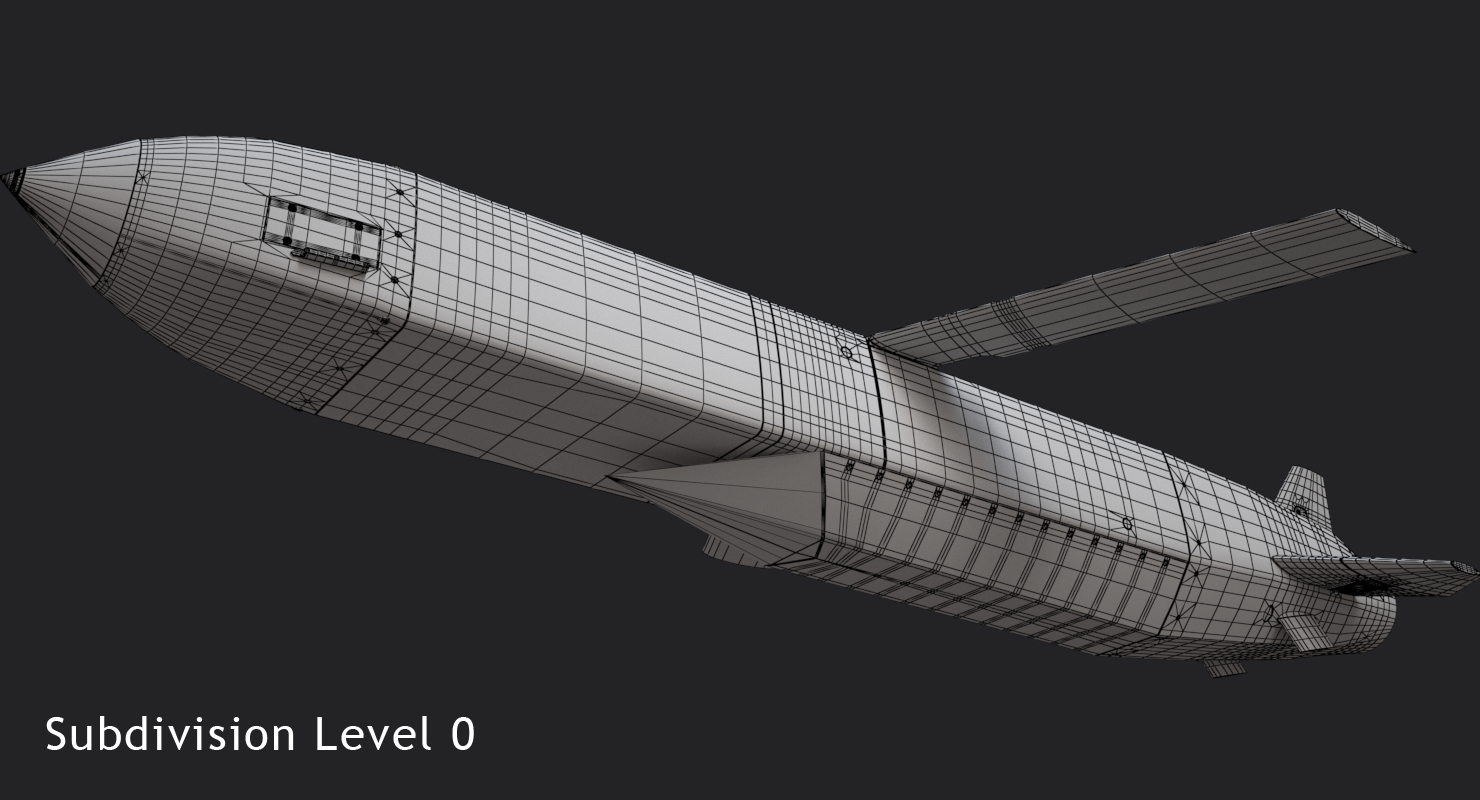 storm shadow - scalp eg巡航导弹3d模型