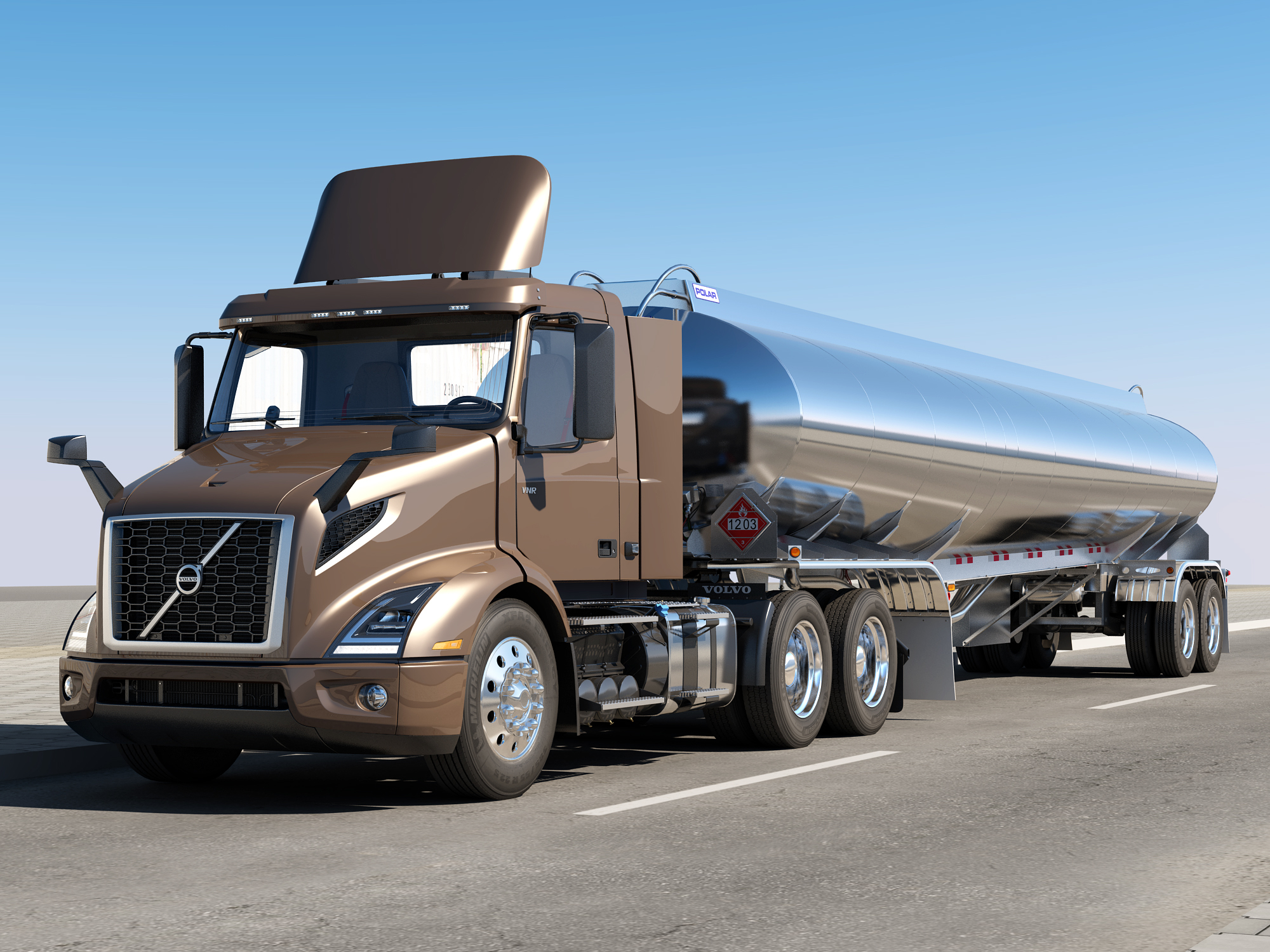 vnr 300 semi trailer model