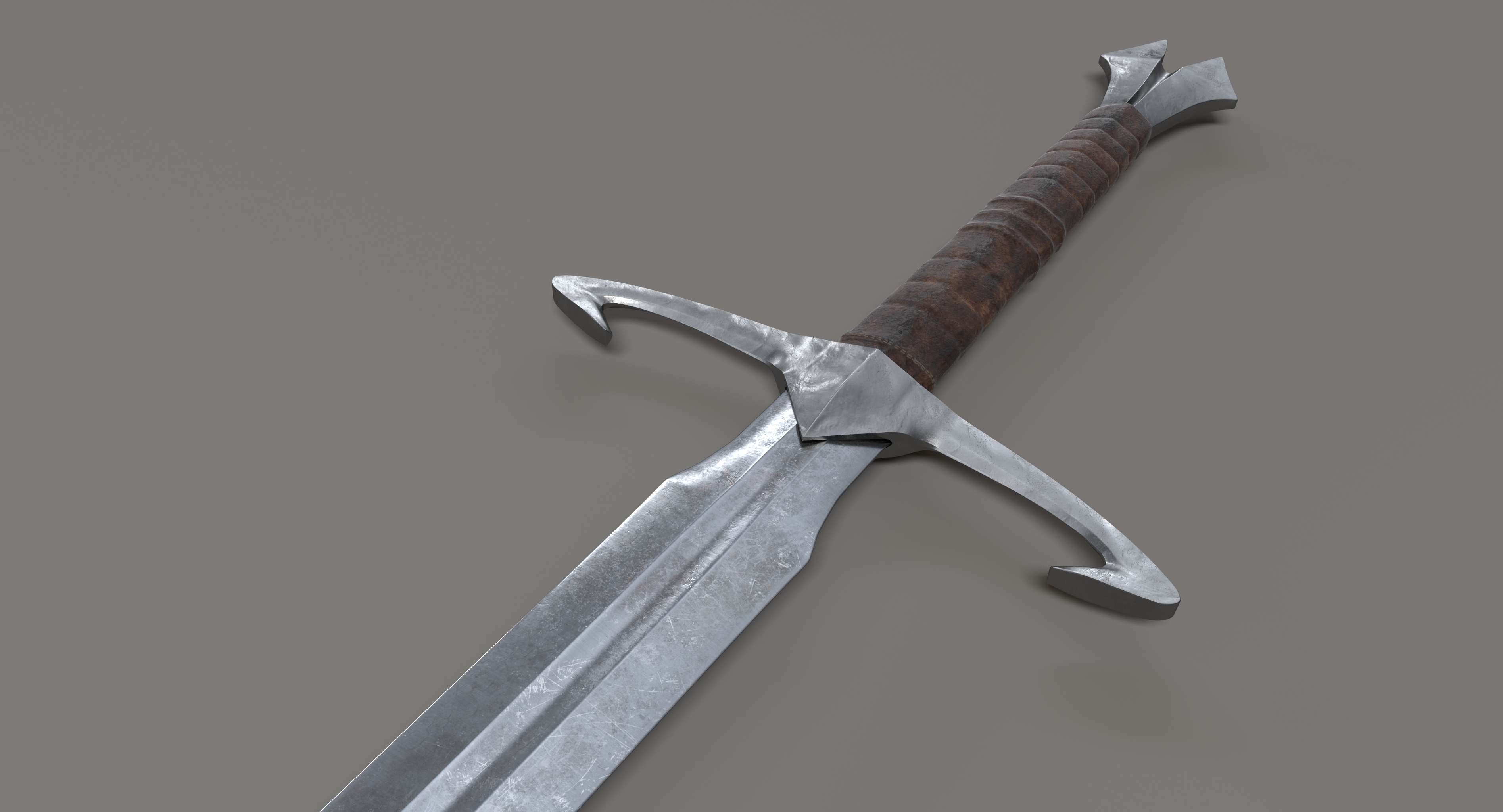 3d handed sword scabbard