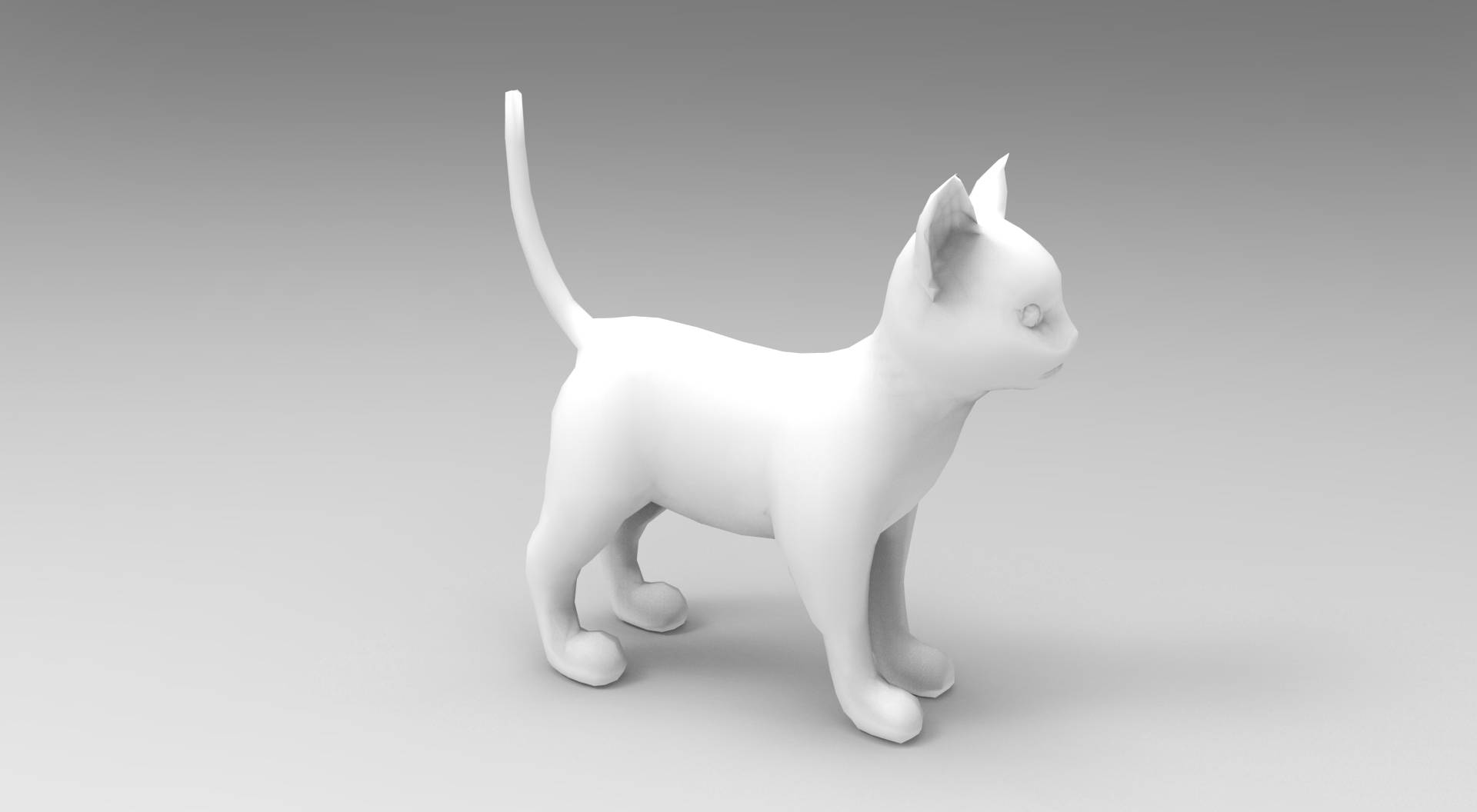可爱的猫咪模型3d模型