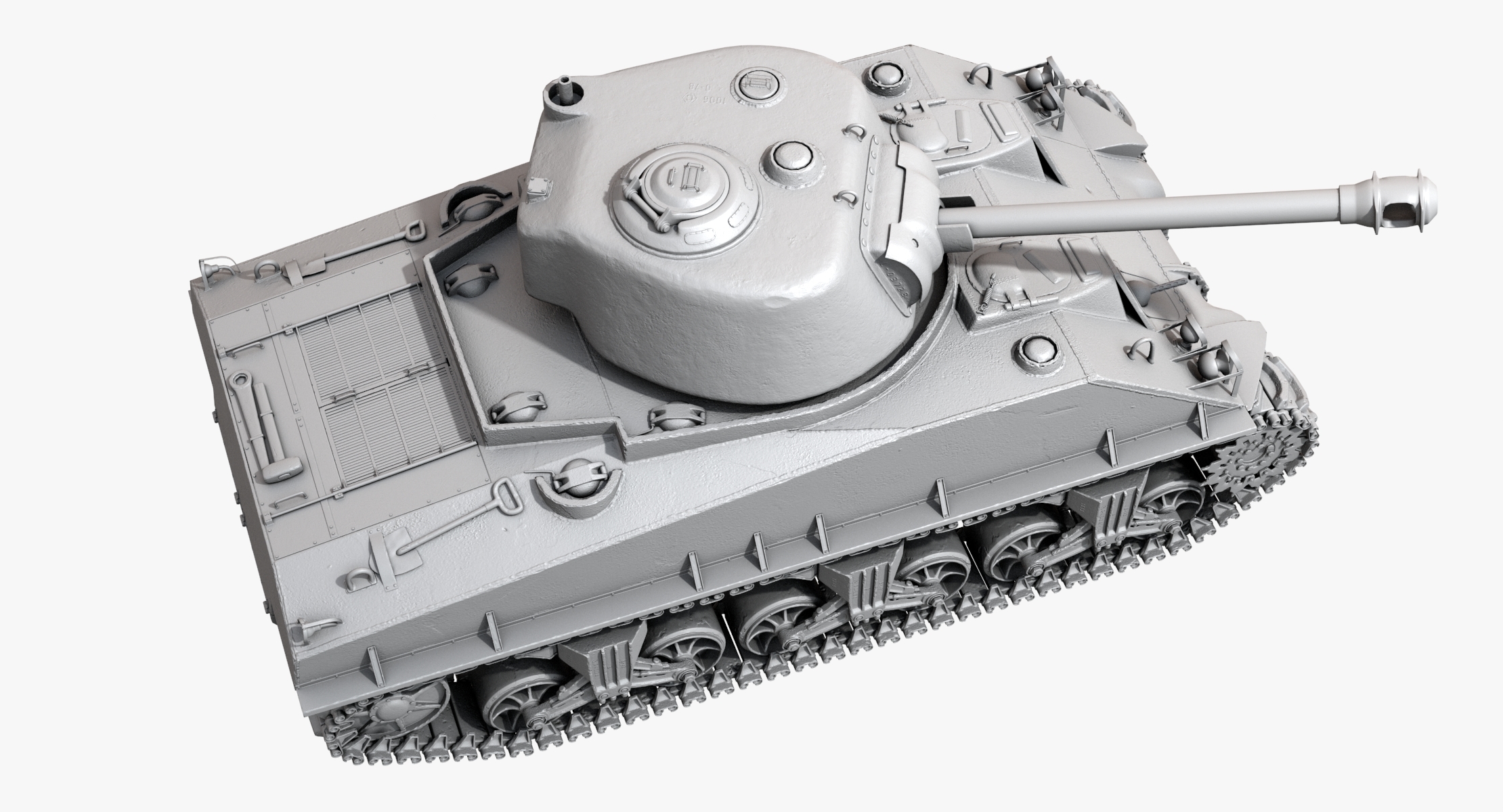 sherman tank model