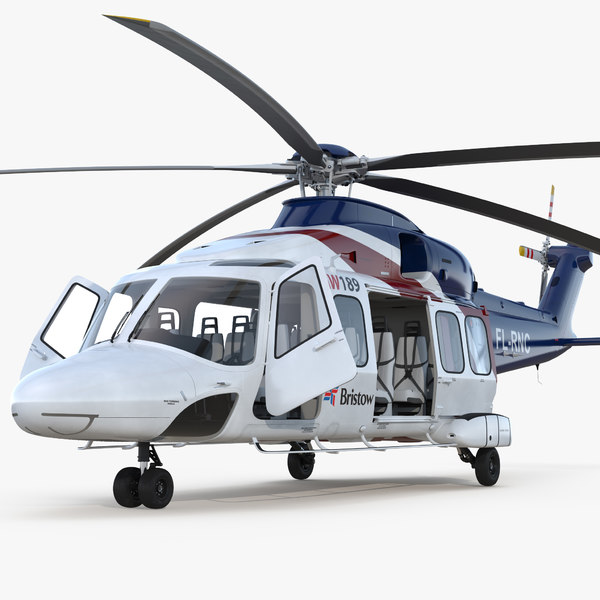 3d corporate transport helicopter agusta westland