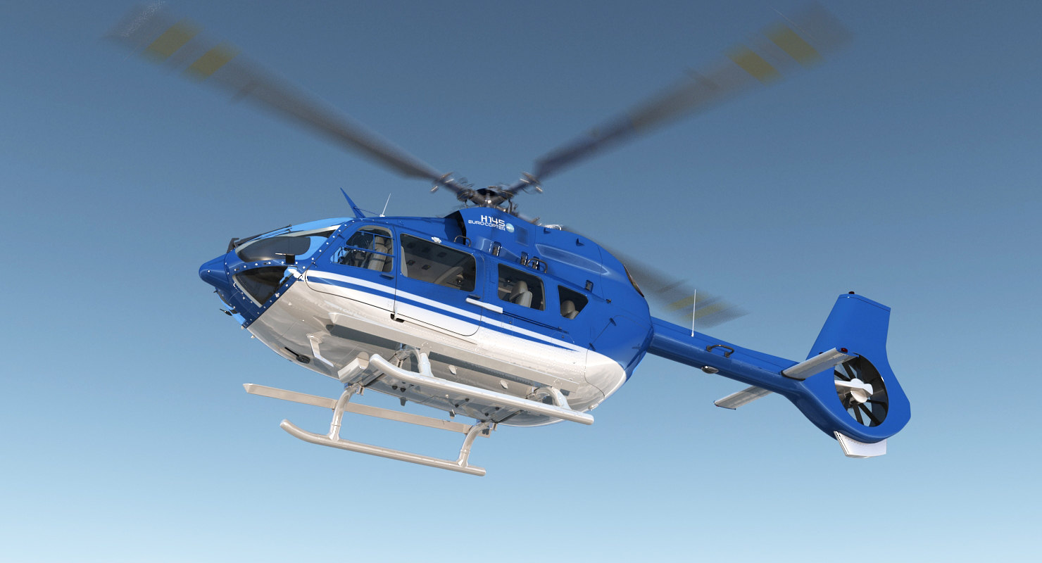 civil helicopter airbus h145 model