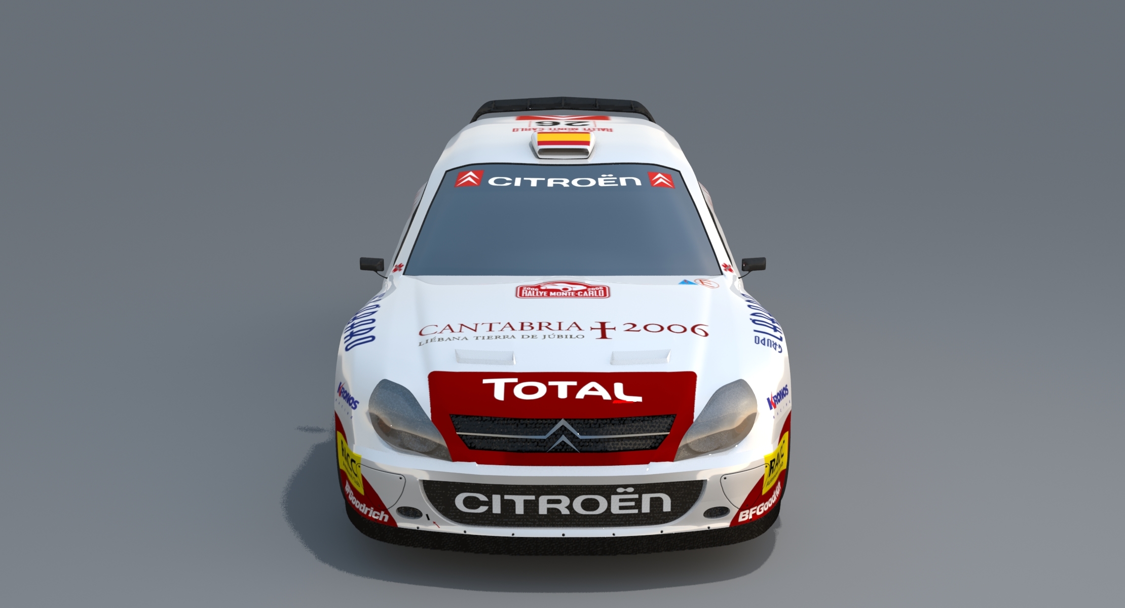 雪铁龙xsara wrc 2006拉力赛蒙特卡洛(d.sordo / m.marti)3d模型