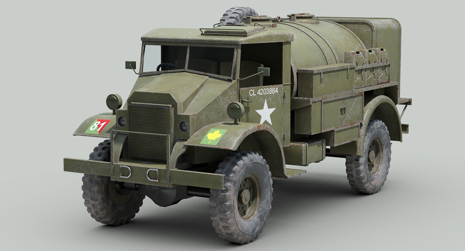 ww2 chevrolet c60s tanker 3d