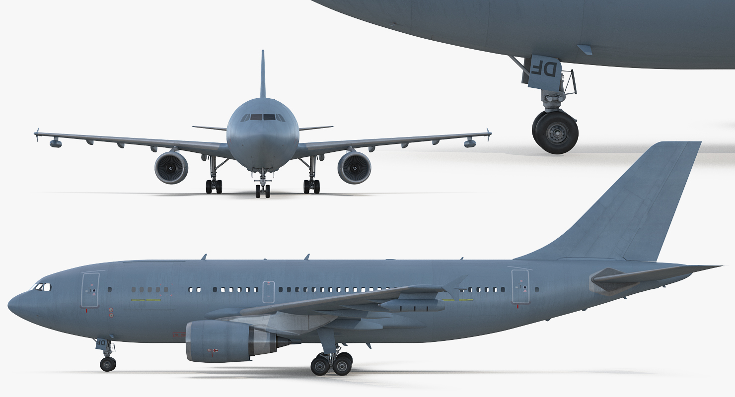 空中客车a310多角色油轮飞机运输通用3d模型