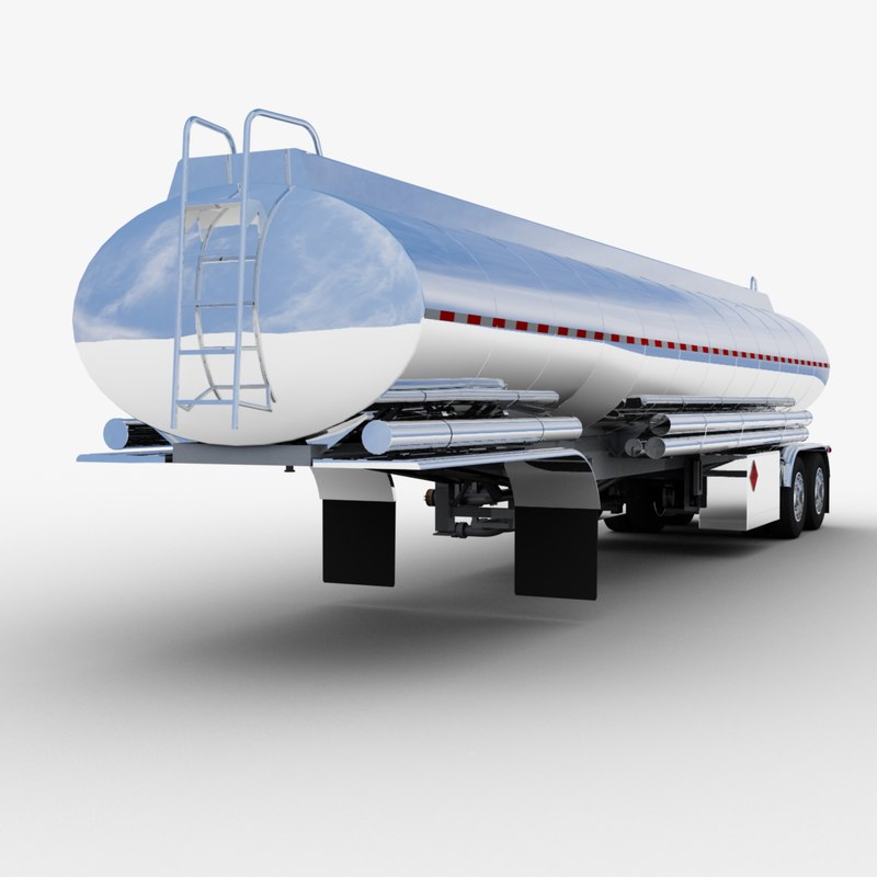 Fuel Tank Semi Trailer Trailer Model Turbosquid