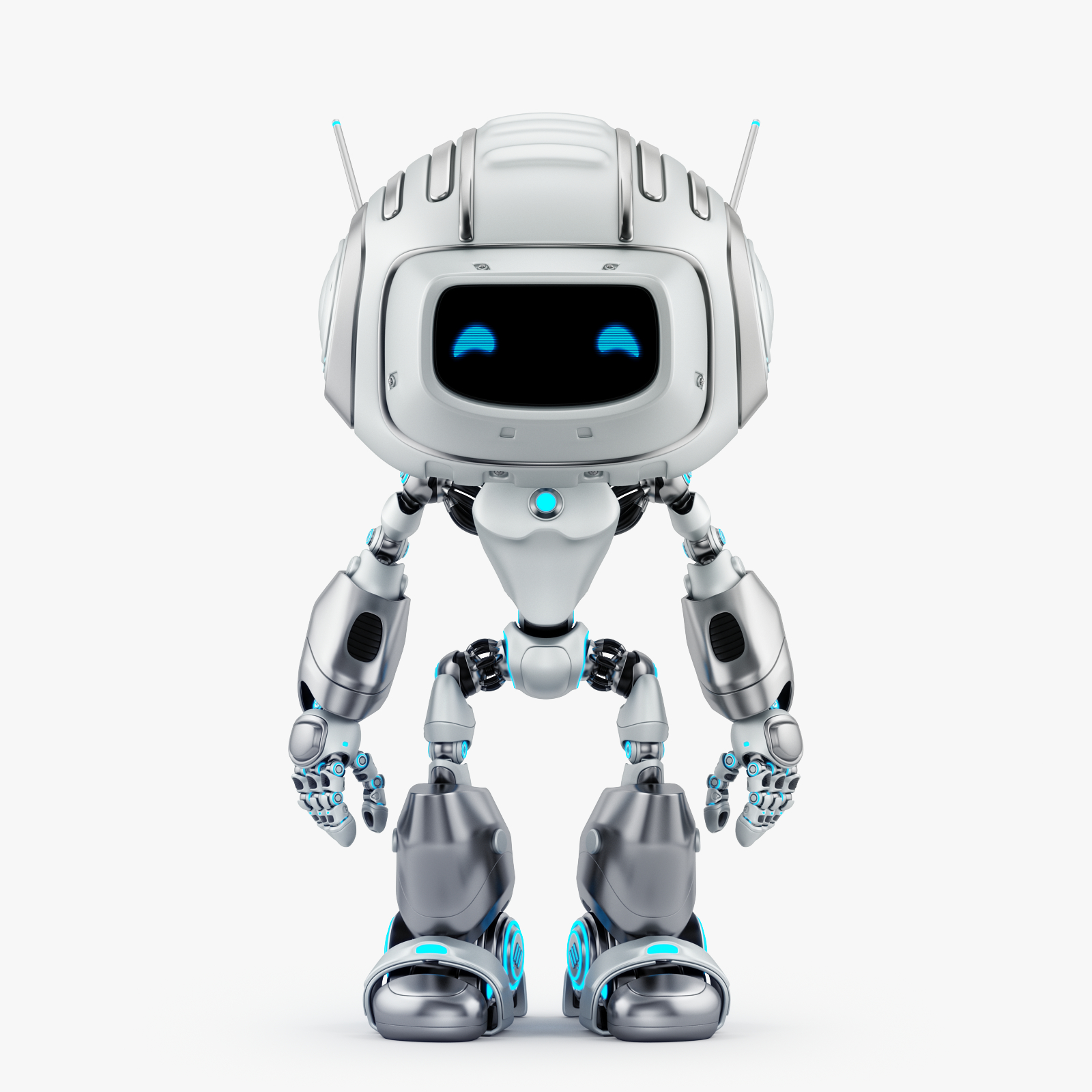 可爱的机器人3d模型