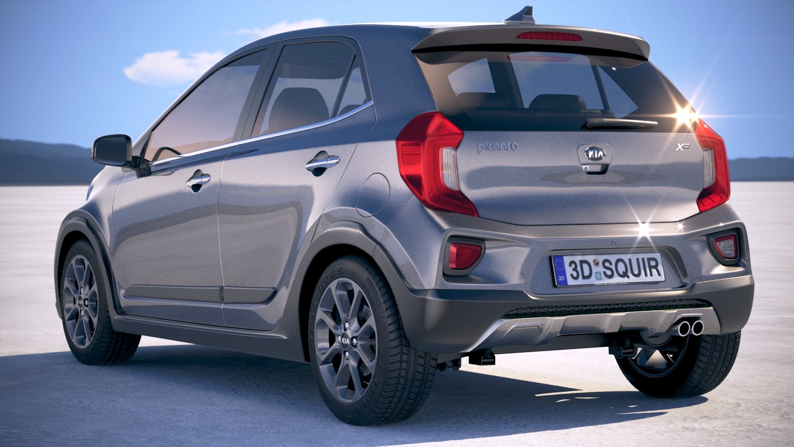 kia picanto x-line 3d