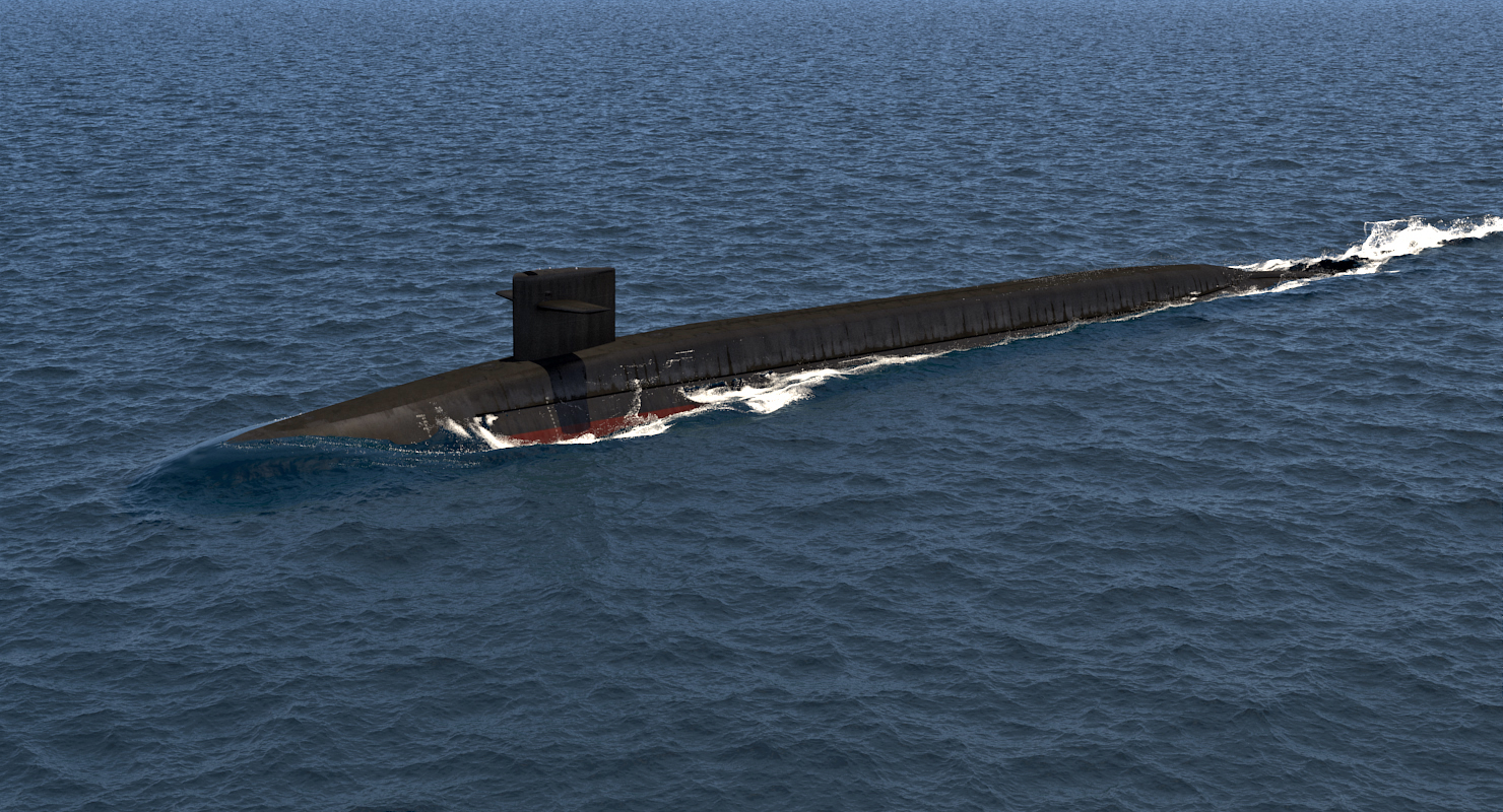 军用潜水艇索具系列3d模型