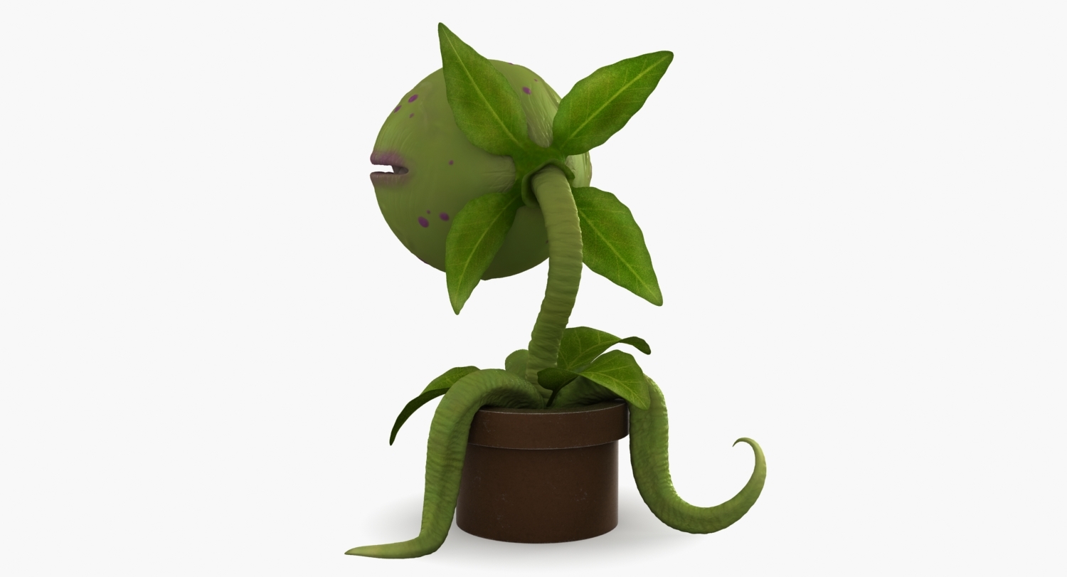 3d model carnivorous plant