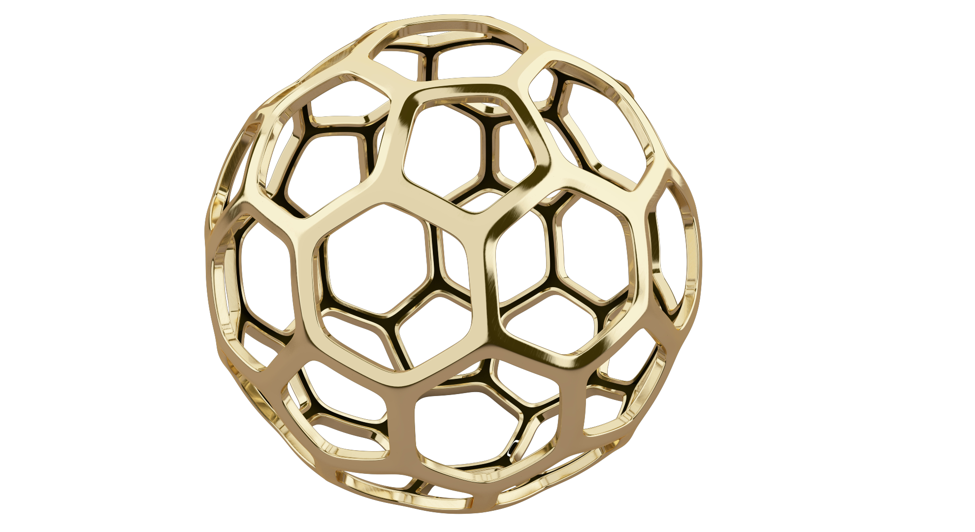 六角形金结构3d模型