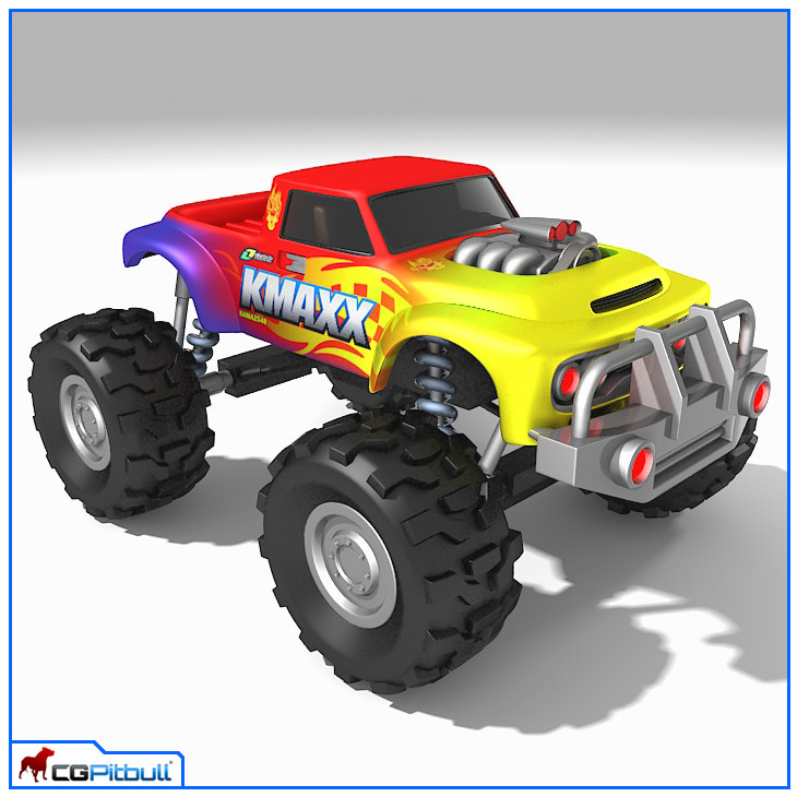 3d monster truck a