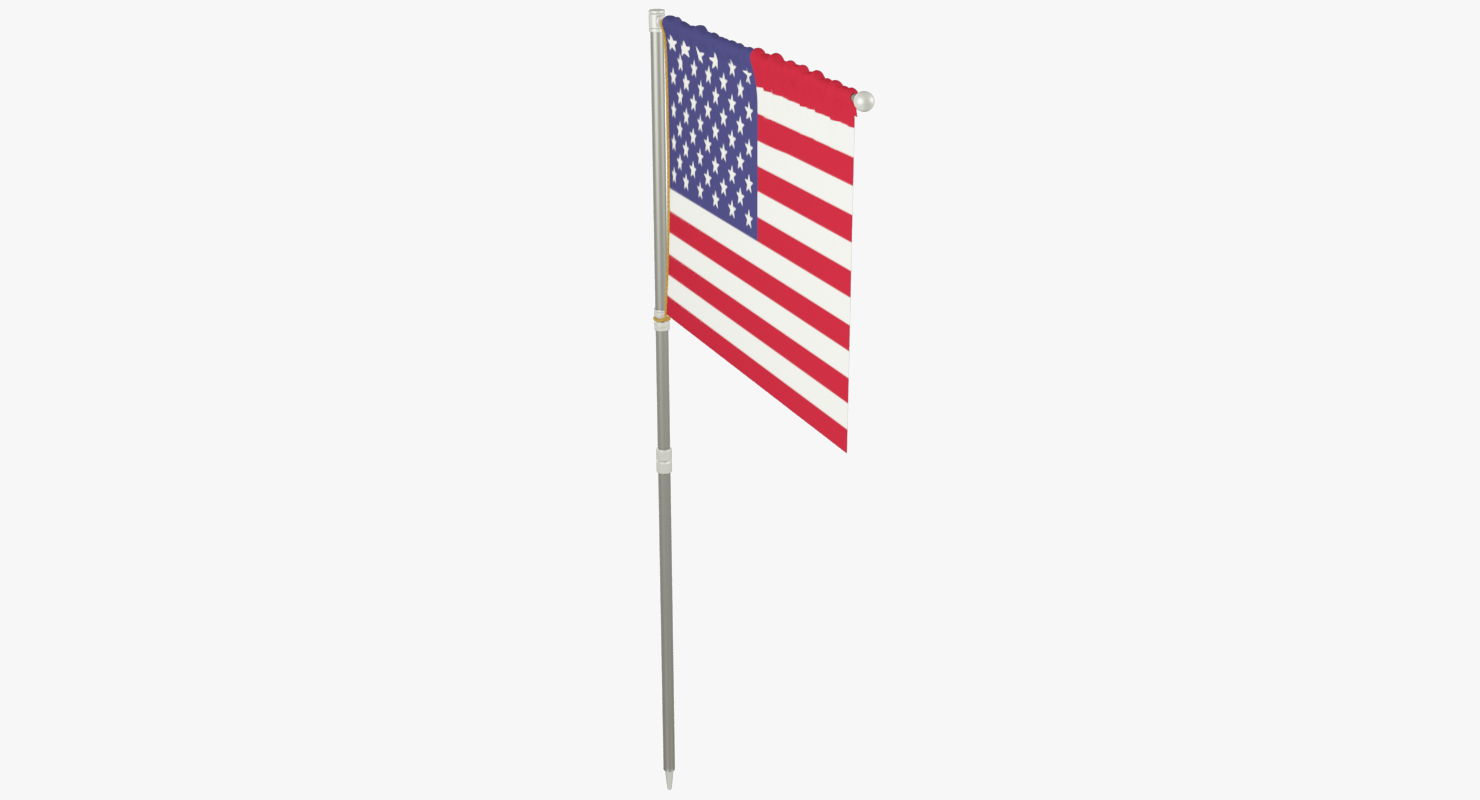 usa flag model