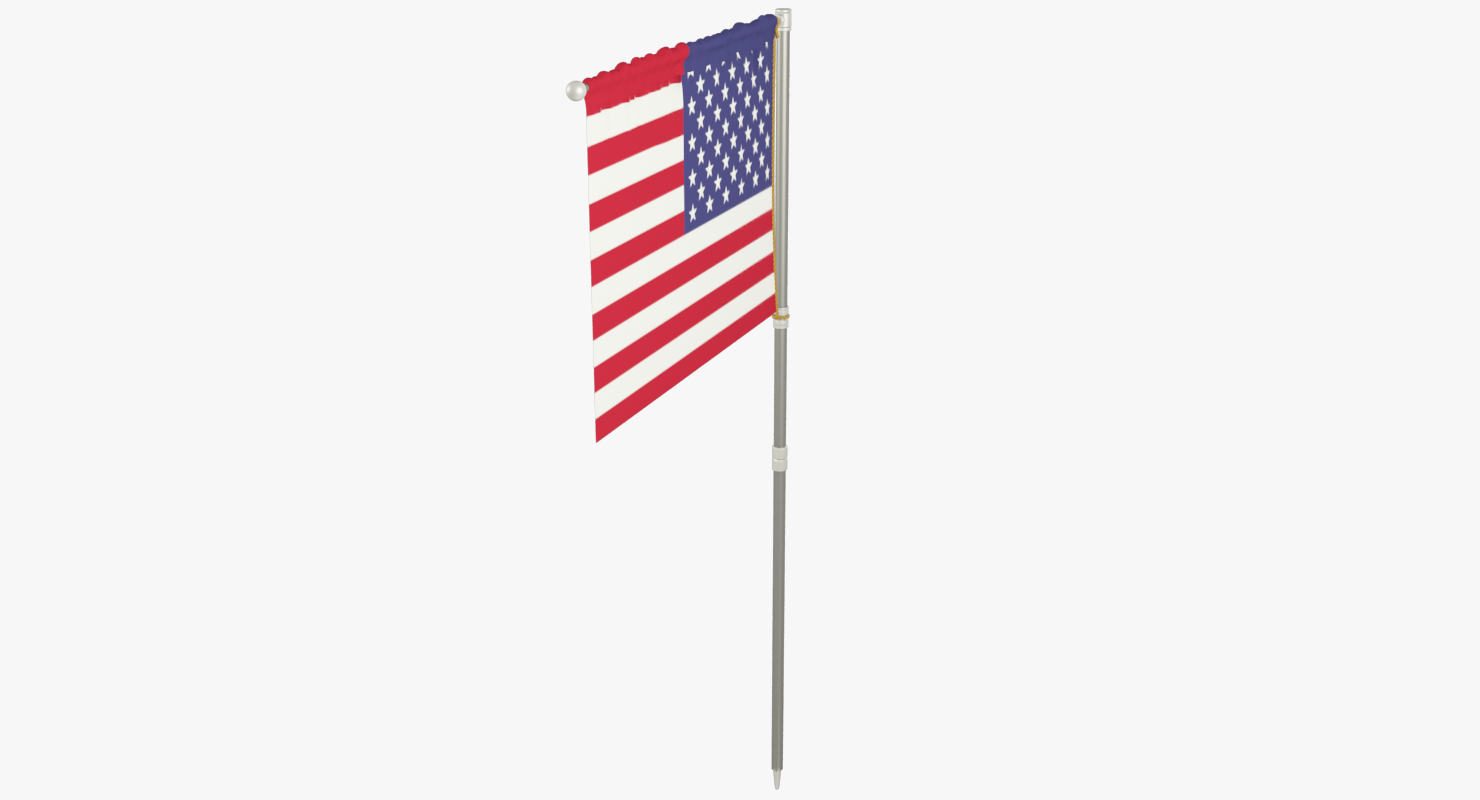 usa flag model