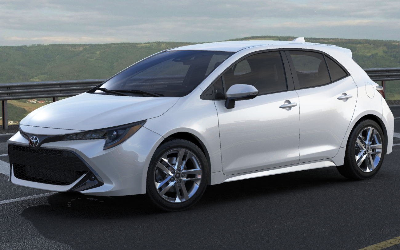 toyota corolla hatchback and auris 2019 3d model