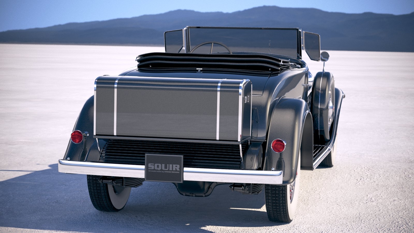 凯迪拉克v16 1930 roadster vray3d模型
