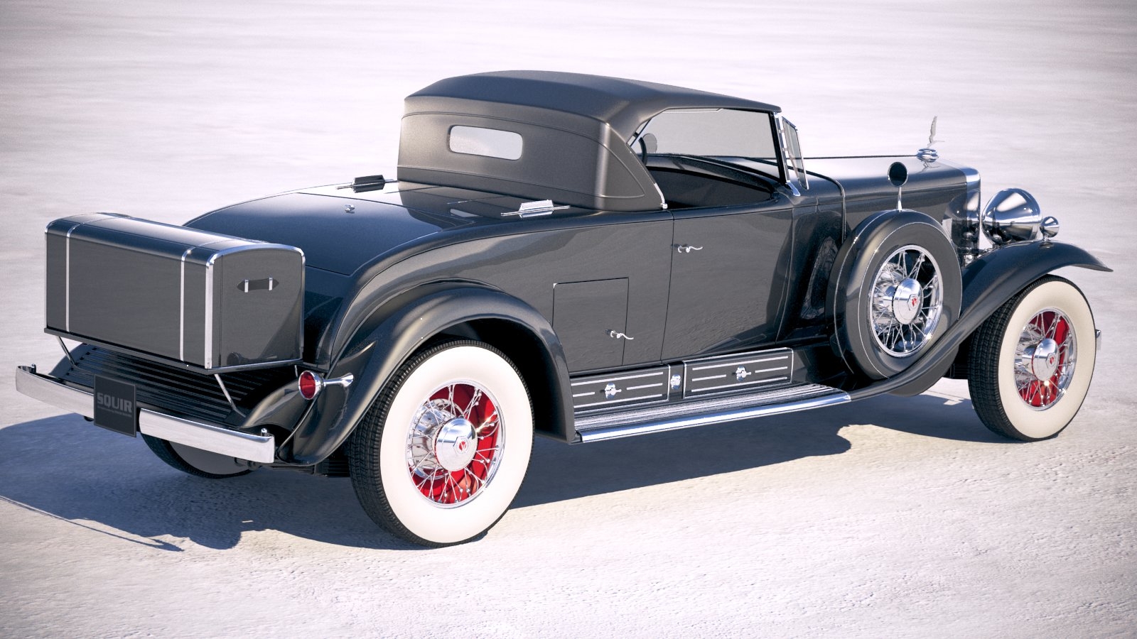 凯迪拉克v16 1930 roadster vray3d模型