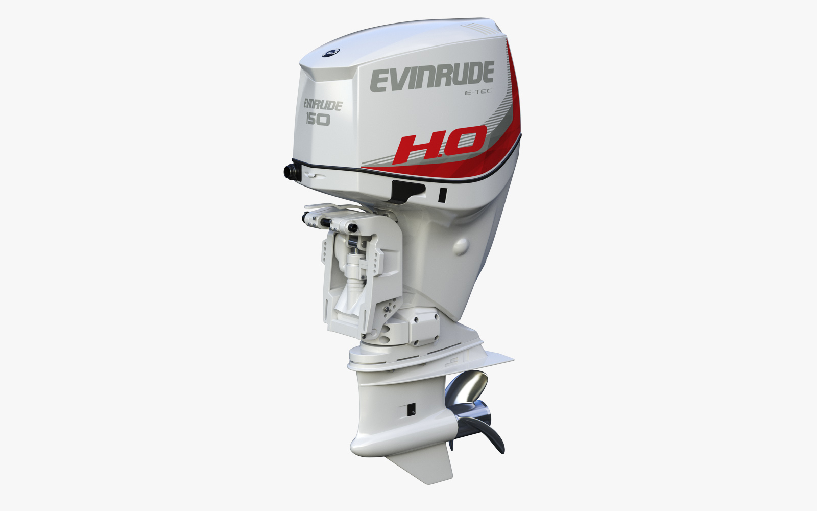 evinrude e-tec outboard engine 3d model