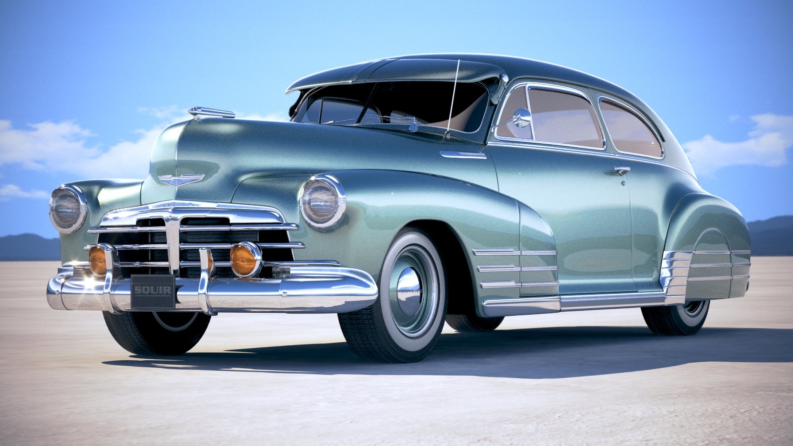 chevrolet fleetline aerosedan 3d model