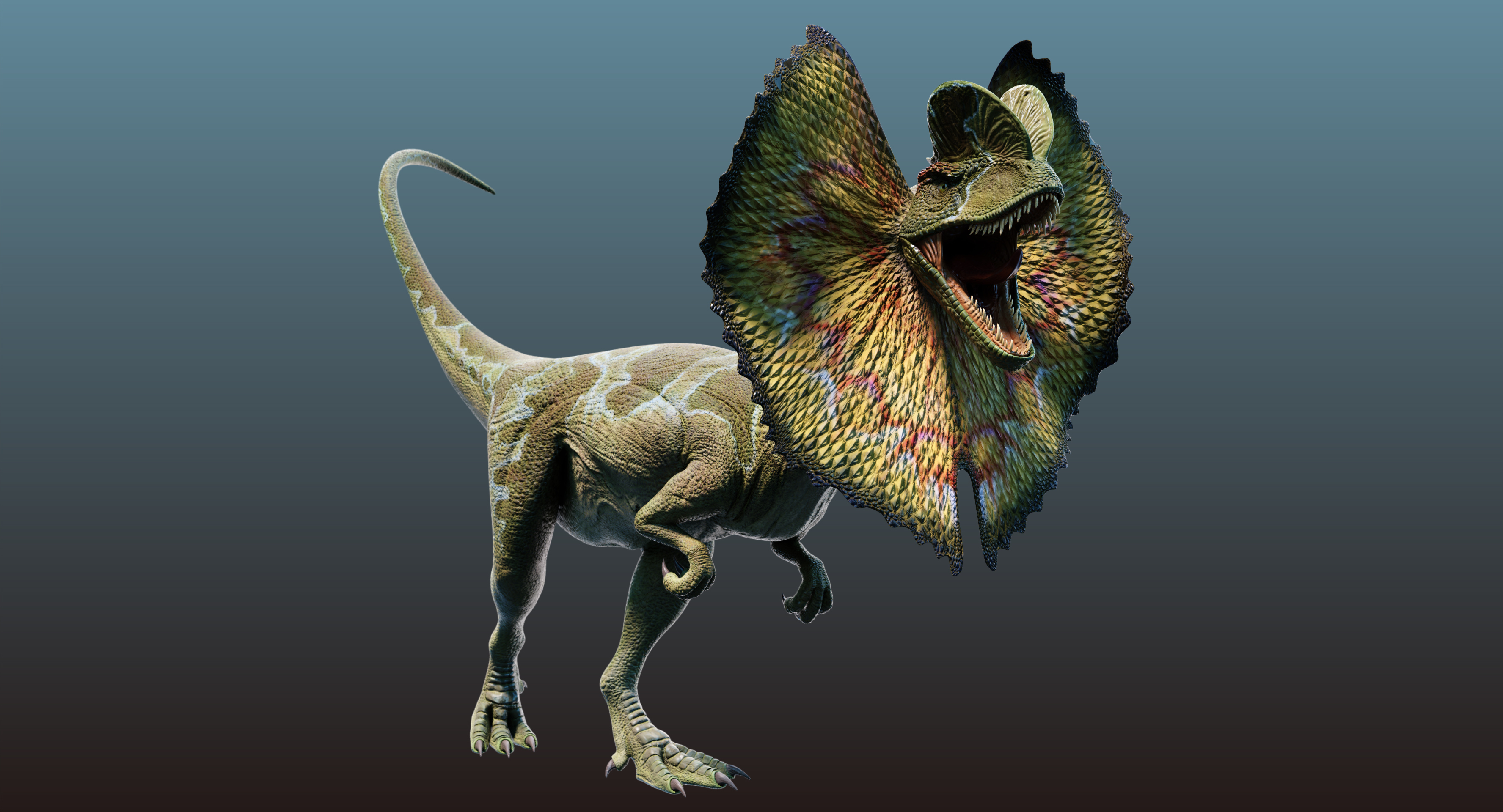 dilophosaurus model