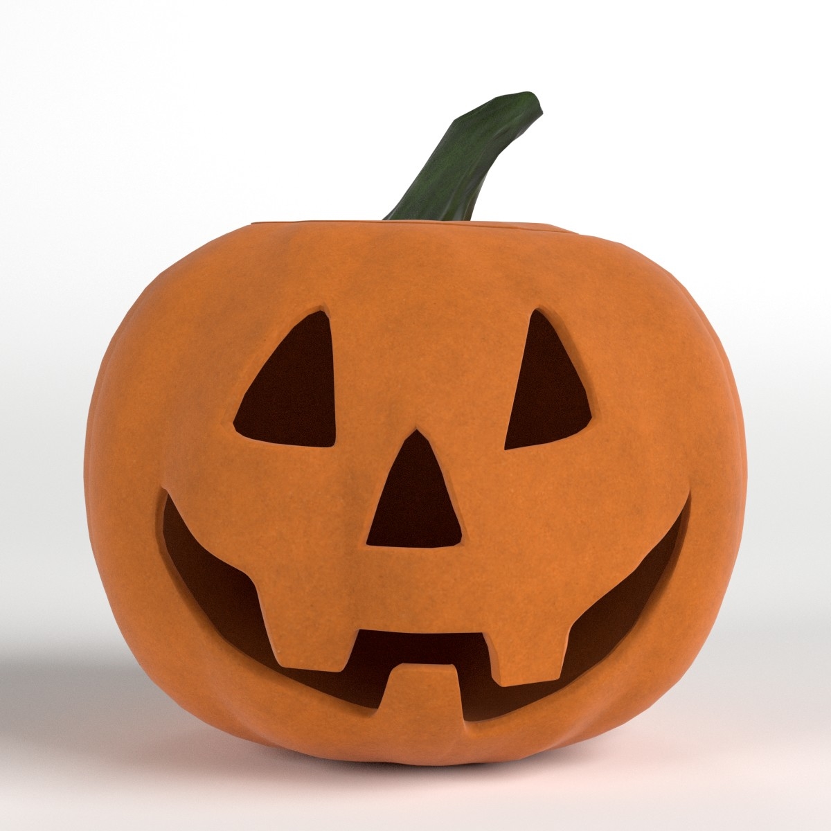 3d stylized halloween pumpkin