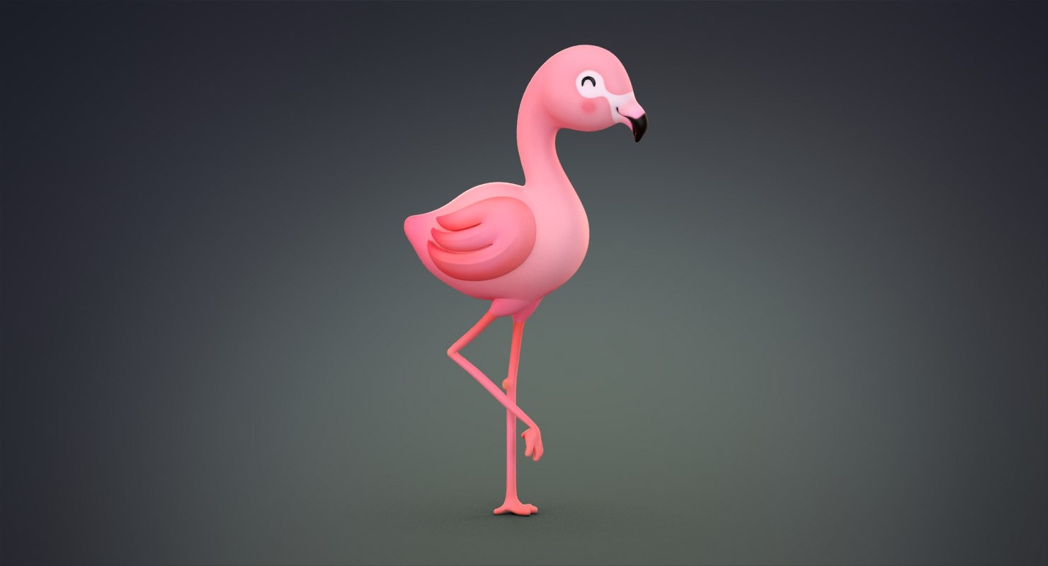 Фламинго 3д