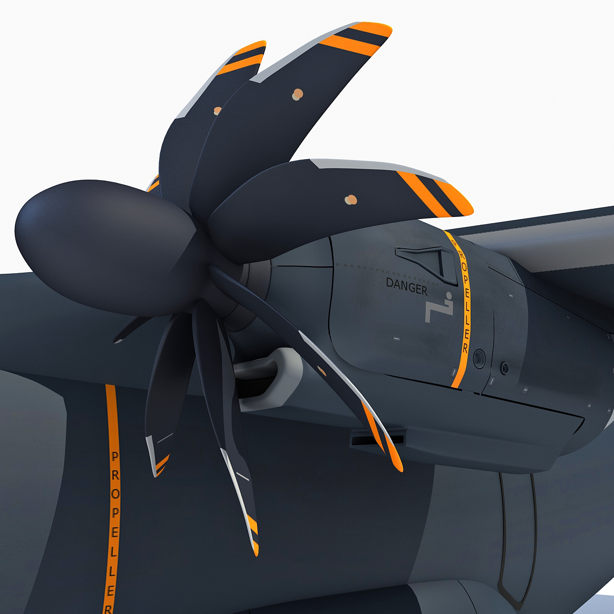 airbus a400m atlas aircraft 3d model