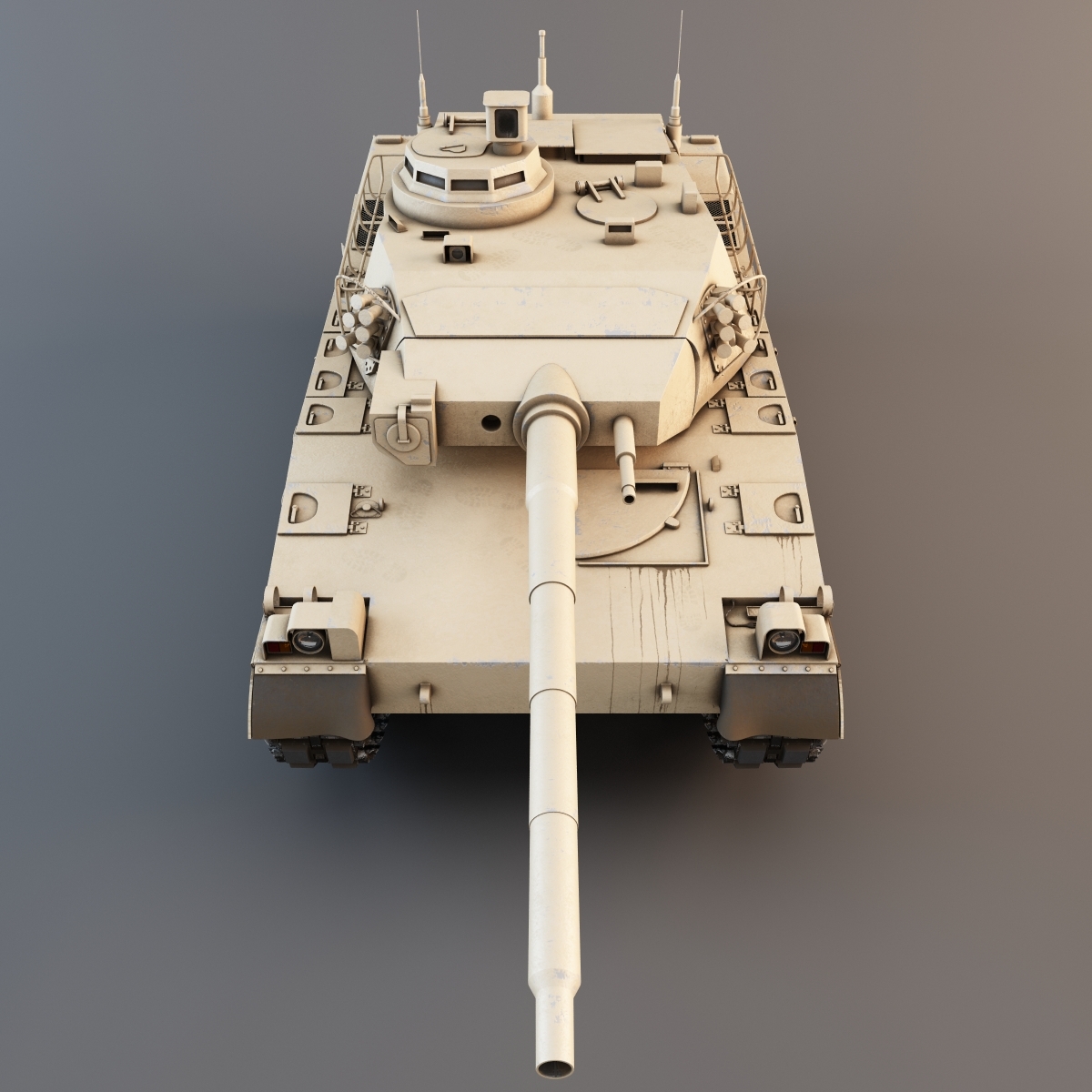 amx-40法国主战坦克23d模型