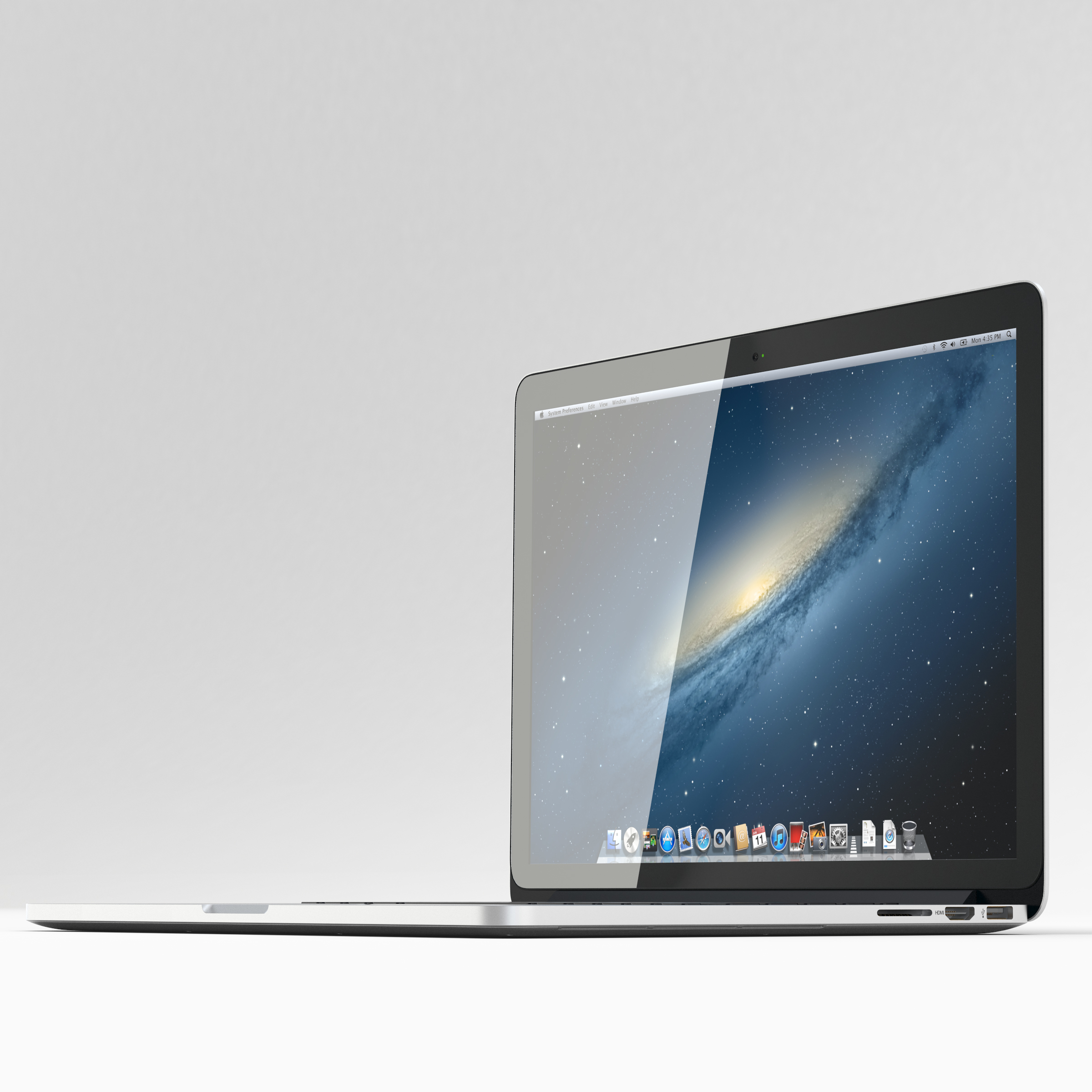 macbook pro retina3d模型