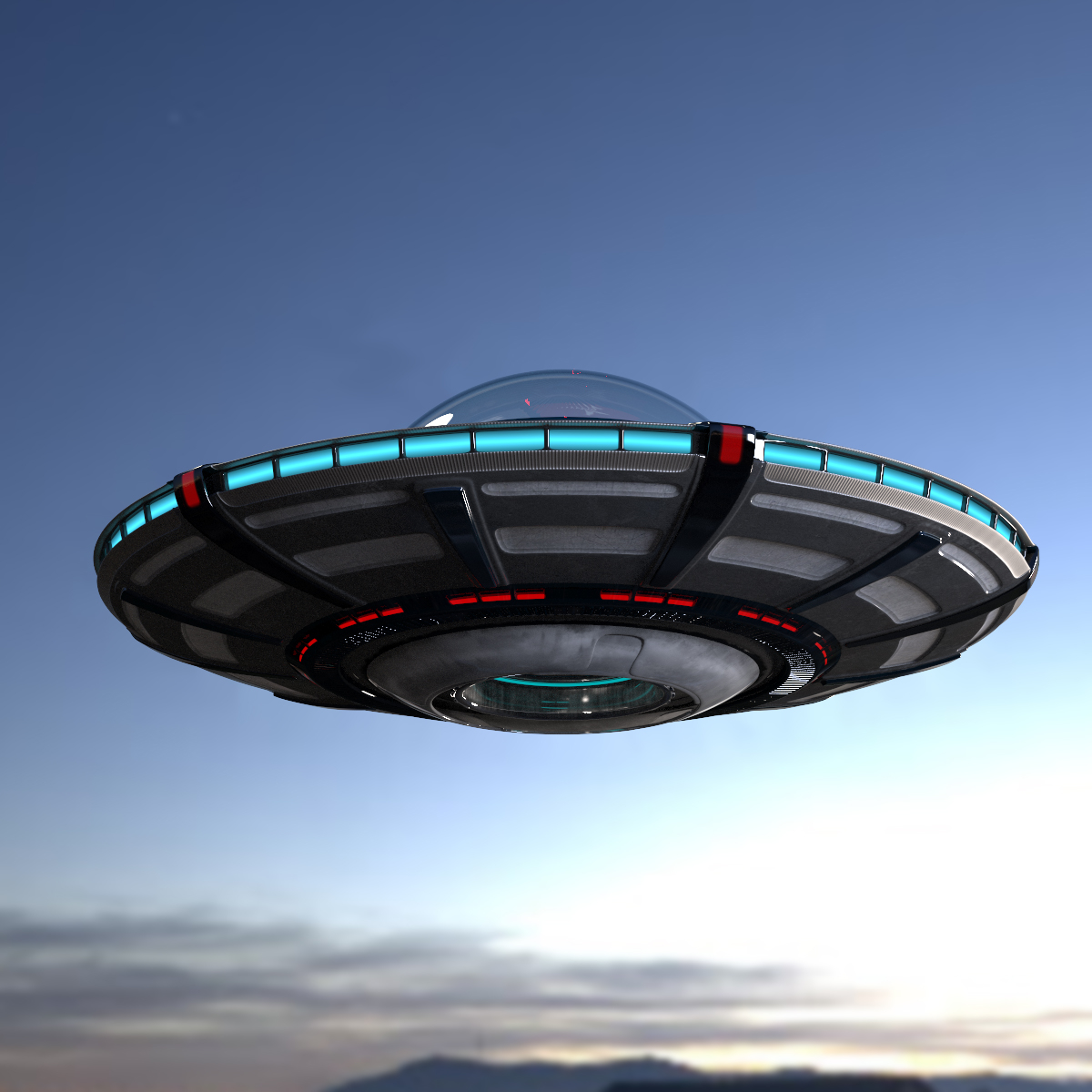 ufo spaceship spacecraft 3d ma