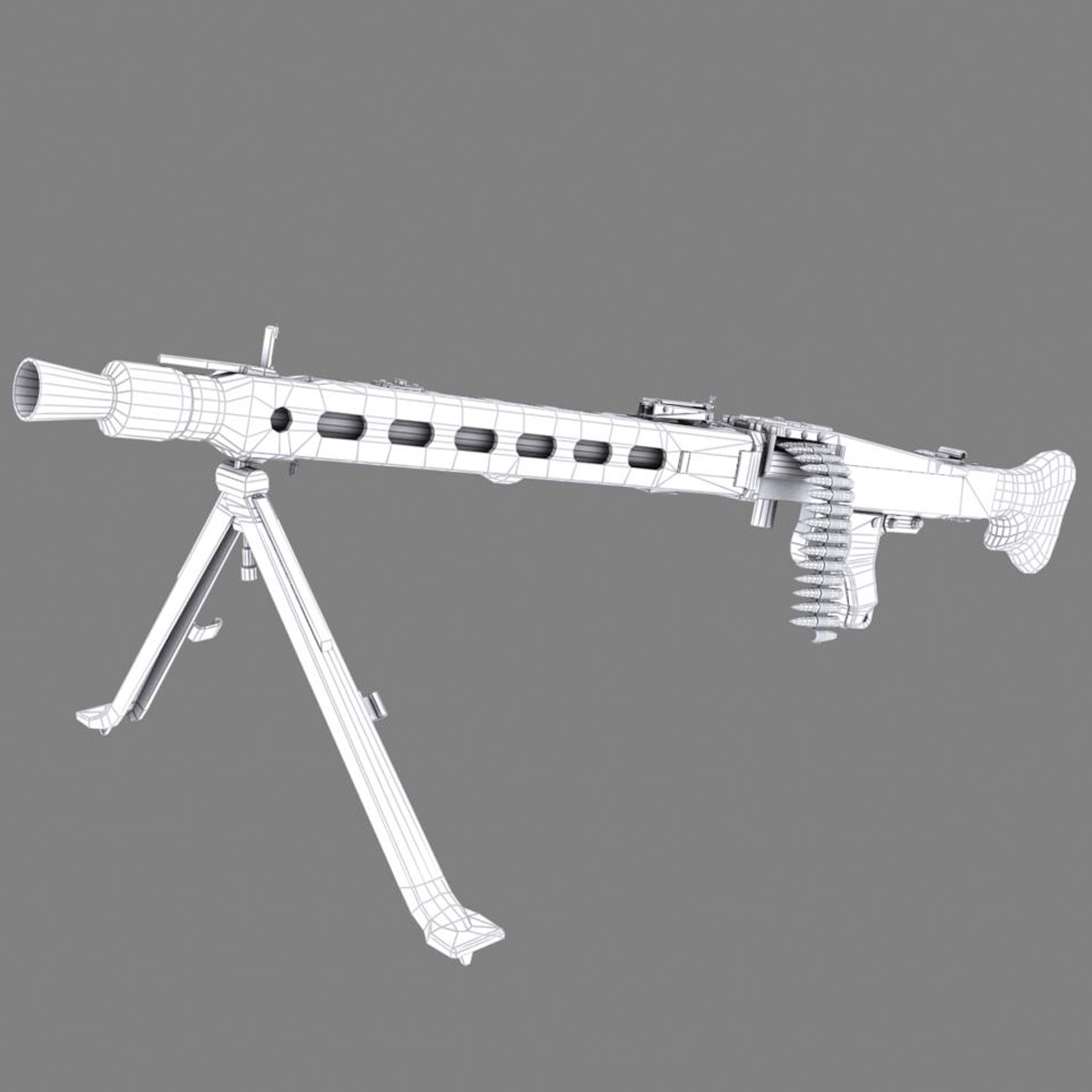 3d model of mg42