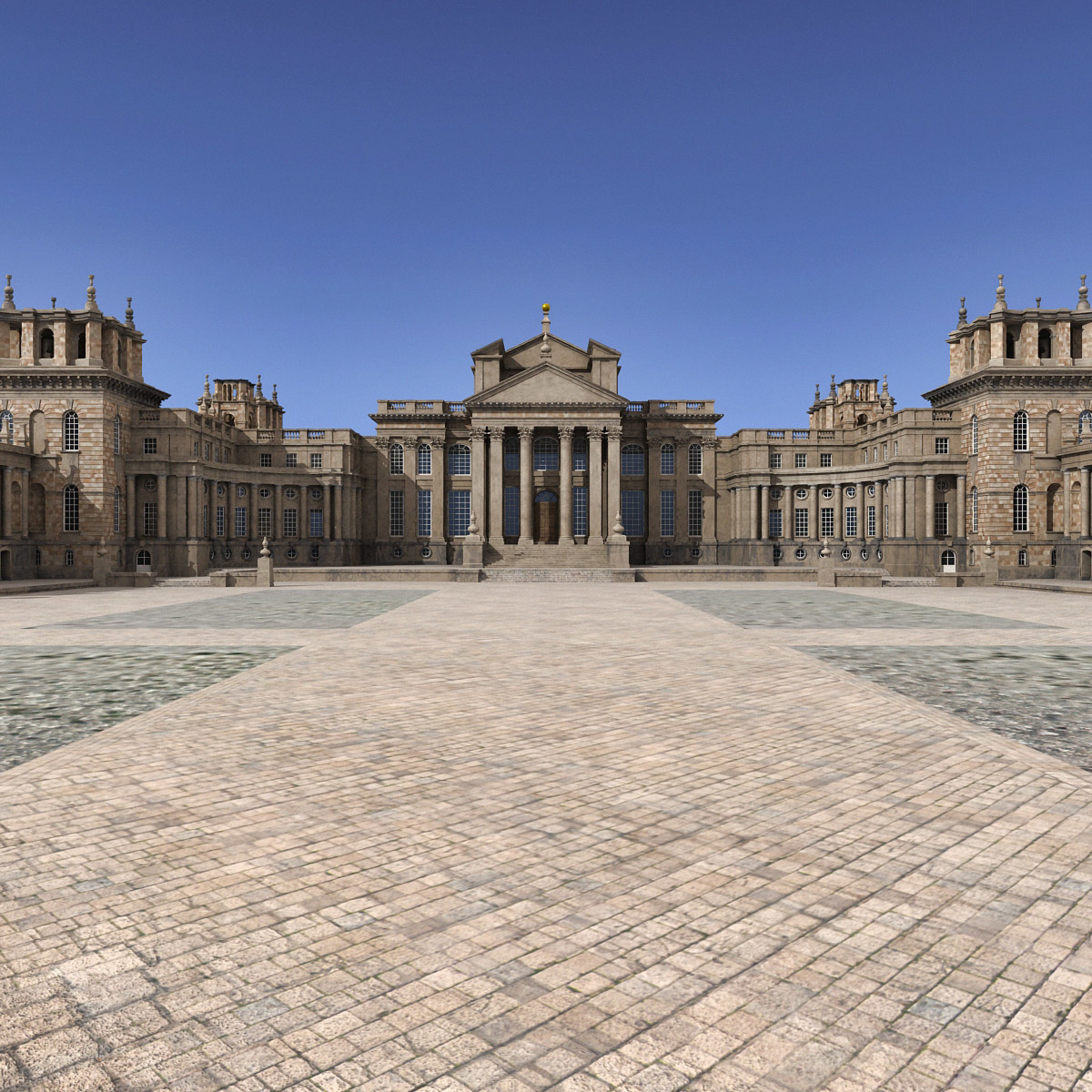 3d model blenheim palace