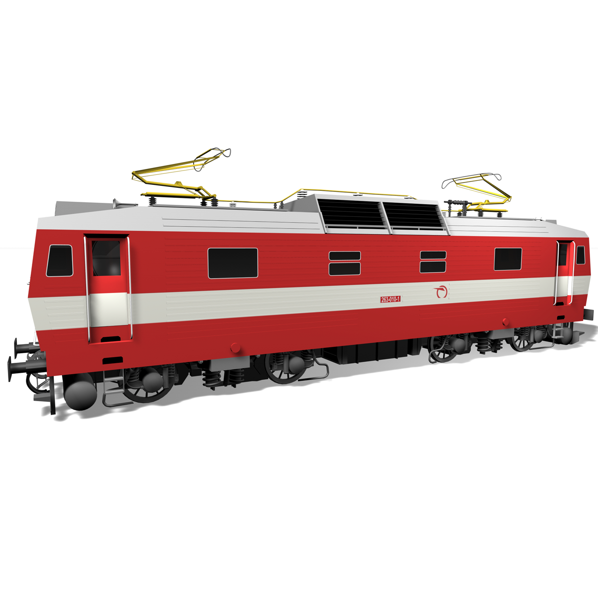 电力机车2633d模型