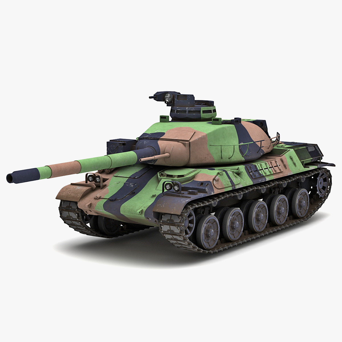 amx-32法国主战坦克3d模型