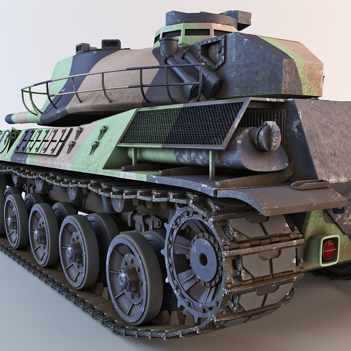 amx-32法国主战坦克3d模型