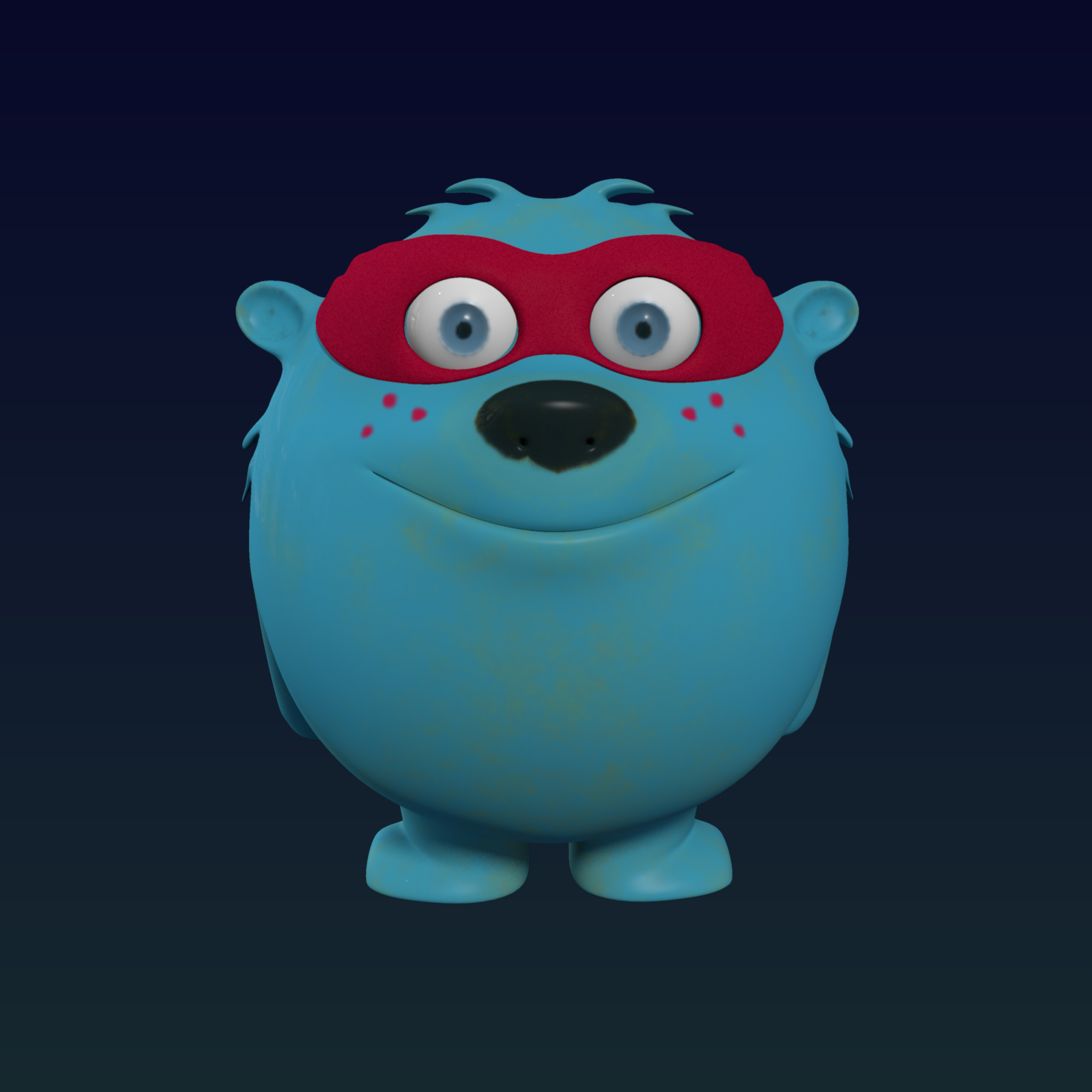 cute monster animated