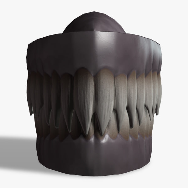 Rigged Teeth D Model