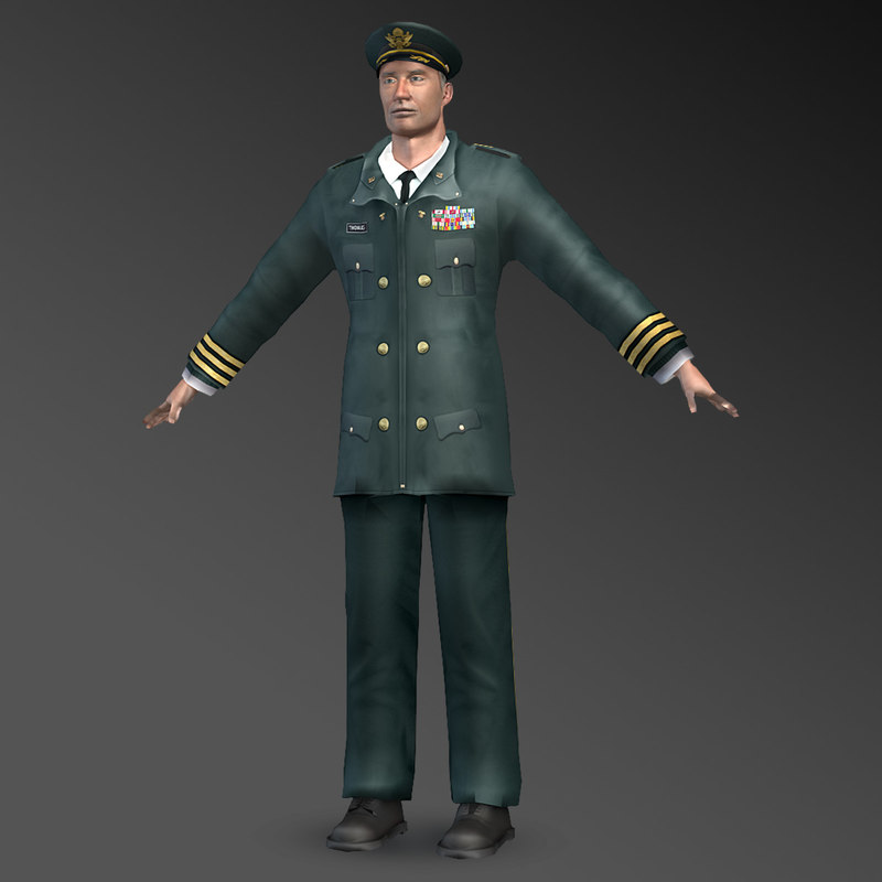 D Army Officer Model