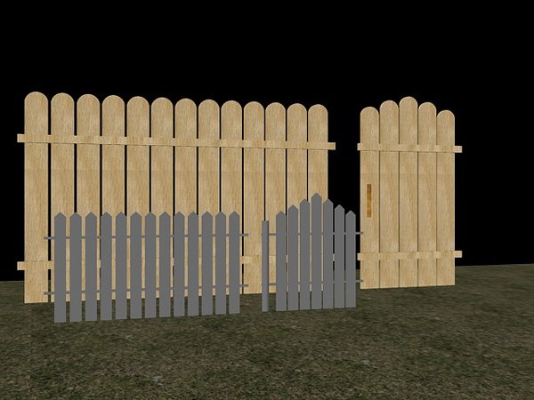 Free D Fence Models Turbosquid